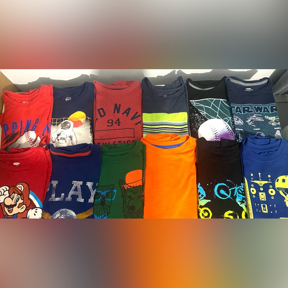 Boys summer shirts lot size 7/8
